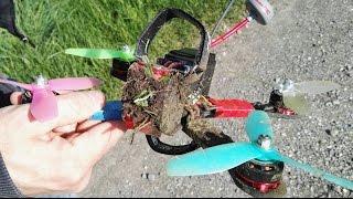 STUPID CRASH WITH MY NEW RACE DRONE