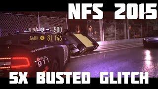 Need for Speed 2015 — 5x Busted Glitch (Баг с полицией)