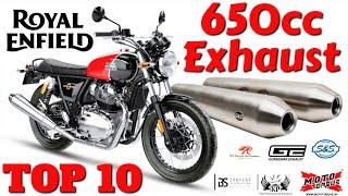 TOP 10 Royal Enfield 650 Exhausts For Interceptor & Continental GT 650