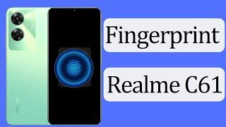 How to set fingerprint lock in Realme C61 / Realme C61 me display fingerprint lock kaise set kare