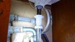 Fixing a sink drain