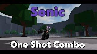 SONIC ONE SHOT COMBO | Saitama Battlegrounds