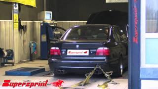 BMW M5 E39 dyno run: complete Supersprint Exhaust