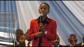 13 Year Old Kwanele Preaching a Powerful Sermon "Know Your God"