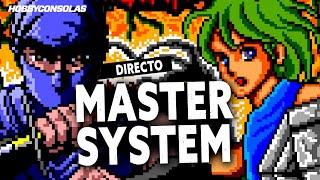 JOYAS de MASTER SYSTEM en formato físico. Partidas con clasicazos de 8 bits