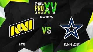 NaVi vs Complexity | Map 2 Dust2 | ESL Pro League Season 15 - Group D