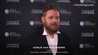 WRA 2019 - RESTAURANT OF THE YEAR: CHEF KOBUS VAN DER MERWE FROM WOLFGAT