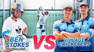 BEN STOKES vs VILLAGE CRICKETERS! Can we beat the ENGLAND CAPTAIN to 50 runs?