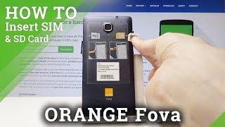 How to Insert SIM & SD Card in ORANGE Fova – SIM & SD Installation