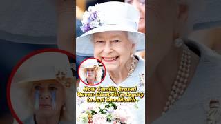 How Camilla Erased Queen Elizabeth’s Legacy in Just One Month.#shorts #usa #royal #camilla #queen