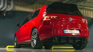 Установка заднего ДИФФУЗОРА Golf MK7 GTI