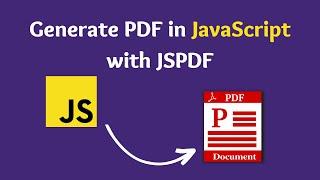 Generating PDF Files with jsPDF Library in JavaScript: Quick Start Guide