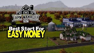 Farm Manager 2021 - Best Strategy For Early Cash Flow