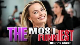 Top 12 Margot Robbie Most FUNNIEST Moments | Compilation! 