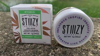 Stiiizy BlueBerry Gelato Curated Live Resin Review!