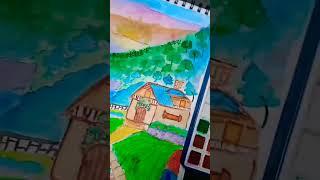 Drawing cutest house  