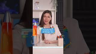 4 Useful Dark UI Design Tips for Web Designers