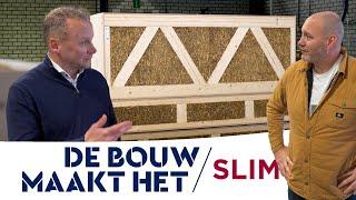 Gebroeders Van Herpen rollen complete gevel van stro uit hun fabriek