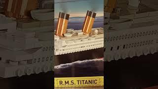 Building blocks, COBI, R.M.S. TITANIC scale 1:450 64cm (25.2") 15cm (5.9"), made in Poland #COBI 