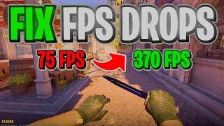 How to FIX FPS DROPS in CS2  (FIX STUTTER) | Counter-Strike 2