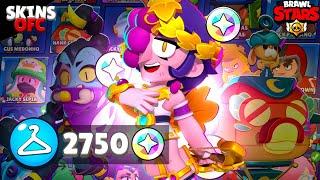 TOP 15! AS MELHORES SKINS POR 2750 BLINGS - BRAWL STARS