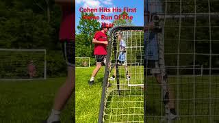 Cohen Hits His First Home Run Of The Year #sports #trending #viral #wiffleball
