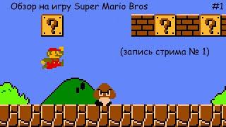 Обзор на игру #Super Mario Bros (запись стрима №1 )