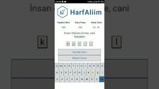 Harf Aliim - Kelime Oyunu Yarışması