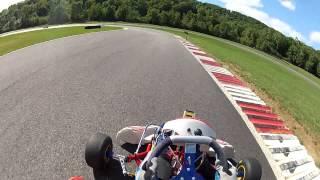 Jim Russell Karting Academy ~ Mont Tremblant ~ Rotax Sr Session 4 ~ Darren Helmet ~ GOPR0199.MP4