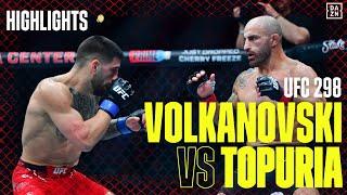 Alexander Volkanovski vs Ilia Topuria | UFC 298 | DAZN Highlights