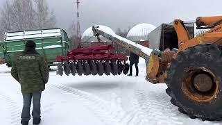 Приехала борона прицепная с задним катком. Доставка до хозяйства.