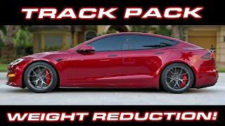 Dropping weight and height with new Signature Wheels on my Track Pack Model S Plaid with 0-60 Test