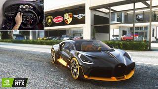 Buying Bugatti Divo From Showroom | GTA 5 - Logitech G29 Gameplay