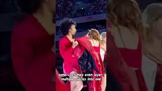 How Does Taylor Swift Pull Off Quick Costume Changes During the Eras Tour?#celebrity