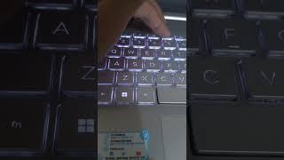 How To Turn On/Off Laptop Keyboard Backlit|Laptop कीबोर्ड की लाइट कैसे चालू करे|#shorts #shortsvideo