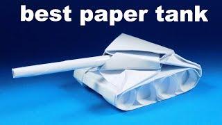 How to Make a Paper Tank. Origami tank