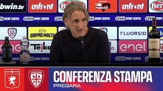 SERIE A ENILIVE | MISTER NICOLA IN CONFERENZA STAMPA | GENOA - CAGLIARI