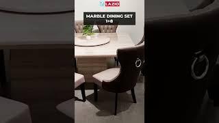 MARBLE 8+1 DINING SET