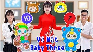 Thách Đấu Vẽ Mắt Baby Three Mắt Hiếm