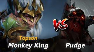 Topson mid Monkey King vs Pudge | First 10 minutes