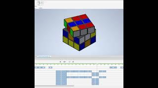 Rubiks Cube Presentation #engineering #autodeskinventor #tutorial #cad #cadcam