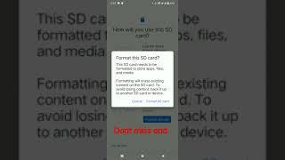 How to repair corrupted sd card