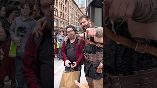 Ragnar and Rollo in Public.. #shortsvideo #cosplay #marvel #vikings #beard #foryou
