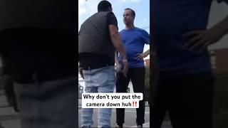 1st amendment audit turned into a heated altercation‼️ #foryou  #1stamendment #audit #viral #rights