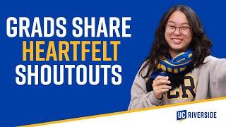 UC Riverside Class of 2025: Heartfelt Shoutouts to Loved Ones! 