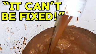 This drain CAN'T be unblocked… said the 2 previous plumbers!
