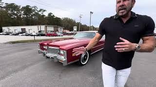 1976 Cadillac Eldorado Convertible Driving Video! 300 ACTUAL MILES with Factory Fuel Injection