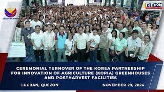 Ceremonial Turnover of the KOPIA Greenhouses and Postharvest Facilities 11/29/2024