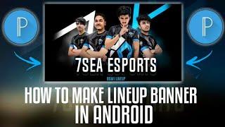 How To Make Esports Team Lineup Poster|How To Make Esports Tournament Poster