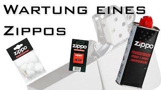 Zippo Wartung, Docht und Watte tauschen